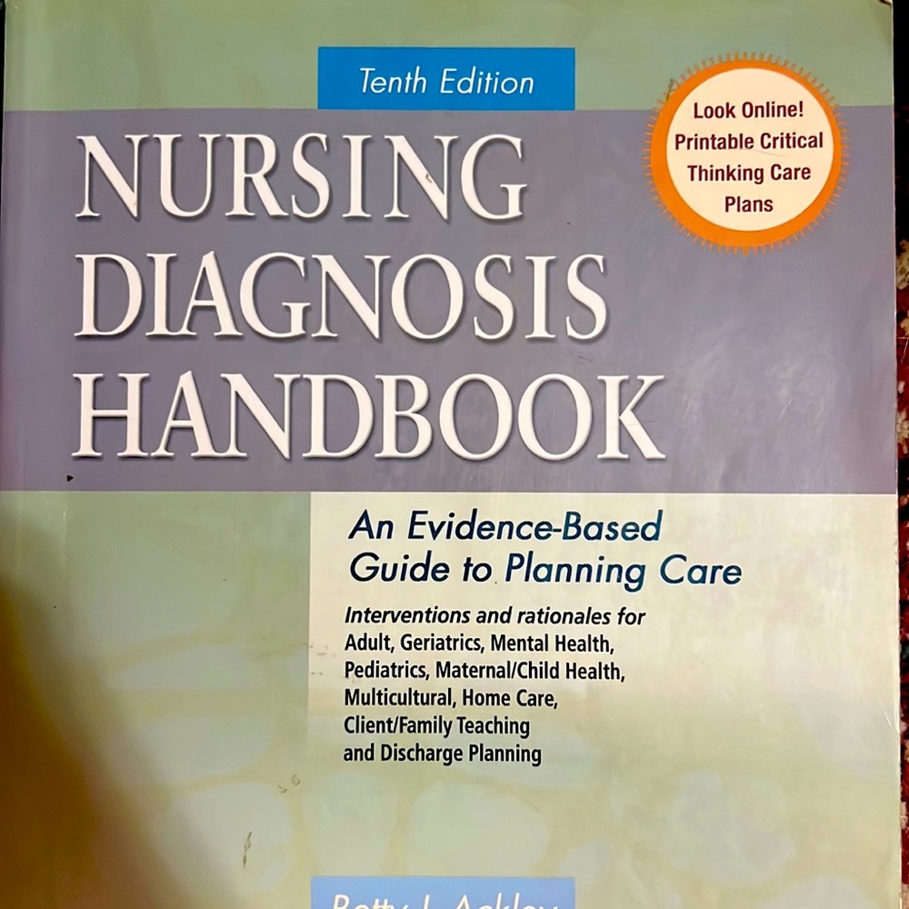 Nursing diagnosis textbook
